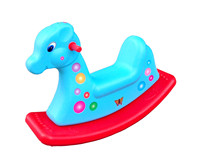 Cheval à bascule en plastique PE de qualité supérieure pour usage intérieur, maternelle et parc d'attractions pour enfants