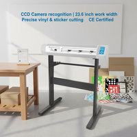 Traceur de découpe de vinyle haute vitesse 23,6 pouces avec caméra CCD automatique pour autocollants, étiquettes et carton