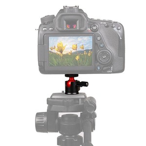 Tête de boule de trépied en métal CNC à profil bas 360 Pan 90 réglage de l'inclinaison pour appareil photo numérique/microphone/téléphone portable/lumière LED - Product Image 6