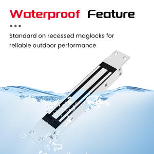 Serratura magnetica da incasso a <span class=keywords><strong>2</strong></span> fili porta in metallo serratura elettromagnetica impermeabile serratura magnetica esterna - Product Image 2