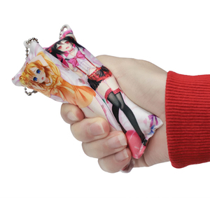 Portachiavi Personalizzato a Forma di Cuscino Cartoon di Genshin Impact, Mini Dakimakura, Ciondolo per Zaino - Product Image 2