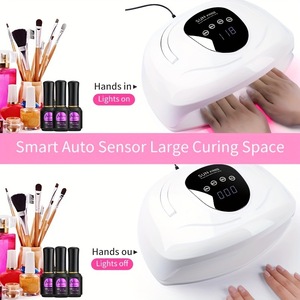 Lámpara UV para Uñas SUN X18 MAX, Doble, Profesional, Grande, para Salón de Manicura, Secador de Esmalte de Gel, Equipo de Secado y Curado - Product Image 2