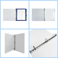 Carpeta de Anillas Premium de Cuero Impermeable con Múltiples Compartimentos para Uso Diario, Jardín de Infancia, Escuela Primaria, Secundaria, Universidad, Niños, Formato A4, 2/3/4 Anillas