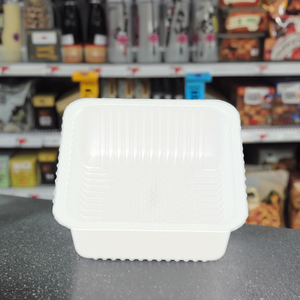 Bandejas de Plástico Desechables Personalizables, Material PP Blanco, Blíster para Envasado de Alimentos en Fábricas, Snacks, Papas Fritas, Galletas - Product Image 6