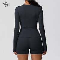 OEM Nylon Gym Fitness Set One Piece Yoga Wear Sportswear One Piece Bodys Femmes Dos Nu Barboteuses Combinaisons
