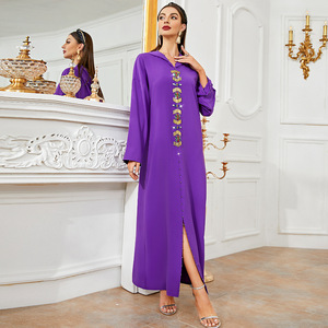 SIPO Ramadan musulman Farasya femmes klak Abaya islamique modeste Jilbab robes musulmanes décontractées fournisseur vêtements de confort - Product Image 4