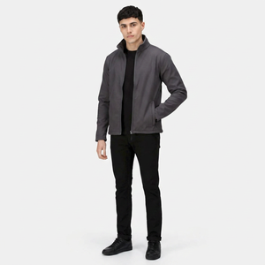 Hot Sales Breathable 100% Cotton <b>Waterproof</b> <b>Warm</b> Softshell Jacket Men Outdoor Hooded Stand Collar Front Pockets Vintage Style - Product Image 1