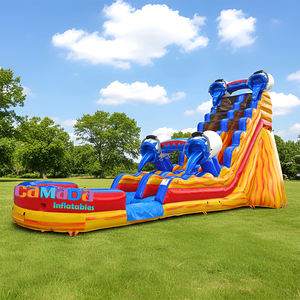 Toboggan aquatique gonflable commercial à prix de gros pour enfants et adultes – Idéal pour les fêtes - Product Image 1