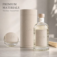 Diffuseur de parfum à bâtonnets AIKUN, huile essentielle naturelle, parfum longue durée 90 jours, design personnalisé, emballage imprimé sur mesure, faible MOQ, directement de l'usine