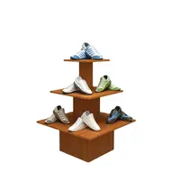 WIGING Commercial Clothing Store Shoe Rack Display Rack, Free Standing  Shoes Storage Stand, 360° Rotatable, Sneaker Basketball Shoes Display Stand