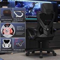 Chaise de bureau ergonomique confortable et abordable avec soutien lombaire, chaise de direction ergonomique avec appui-tête, chaise de jeu