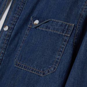 Veste en jean mi-<span class=keywords><strong>longue</strong></span> à col montant Jancoco pour <span class=keywords><strong>femme</strong></span>, coupe ample, personnalisable, printemps-automne, vente en gros - Product Image 3