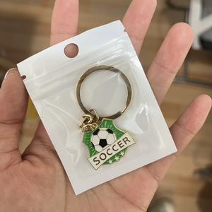 ขายส่งพวงกุญแจโลหะที่ระลึกฟุตบอลโลก 2026 ของที่ระลึกแข่งขันฟุตบอล ของขวัญ พวงกุญแจห้อยกระเป๋า สหรัฐอเมริกา-แคนาดา-เม็กซิโก - Product Image 6