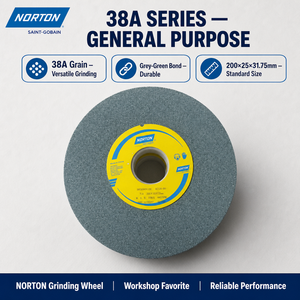 Disco Abrasivo Cerámico Vitrificado <span class=keywords><strong>Norton</strong></span> 38A para Afilado de Herramientas y Acero Endurecido - Product Image 3