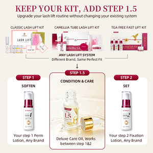 ICONSIGN Lash Lift Step 1.5 Deluxe Oil PH Balancer Nourish Care, Tratamiento de Permanente para <span class=keywords><strong>Pestañas</strong></span> y Cejas, Suaviza y Fija - Product Image 6