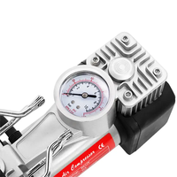 Compresseur d'air automatique portable pour voiture - Gonfleur de pneus robuste 150 PSI avec double compensateur