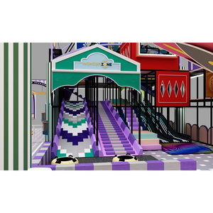Équipements de parc d'attractions, aire de jeux intérieure commerciale, jeux pour enfants, piscine à balles, équipement de jeux souples, toboggan pour enfants - Product Image 5