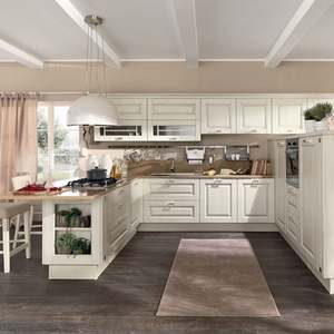 2020 <span class=keywords><strong>The</strong></span> Latest White Thailand Style 2 Tone Oak Kitchen Cabinets - Product Image 1
