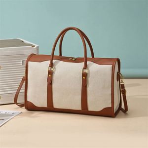 Customized Large Capacity Business Travel Storage <b>Bag</b> Canvas Zipper Closure Unisex <b>Sports</b> Gym <b>Bag</b> Boarding Tote <b>Bag</b> for <b>Outdoor</b> - Product Image 3