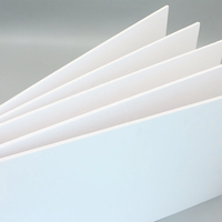 Panneau en mousse PVC blanc haute densité résistant aux UV, 15 mm d'épaisseur, surface ultra brillante, service de découpe pour armoires de cuisine et publicité