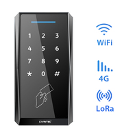 Système de contrôle d'accès CT9 Cloud TCP IP WiFi avec clavier tactile, lecteur Mifare RFID, capteur rapide NFC BLE, scanner d'identification mobile ID QR, OEM ODM