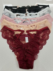 سراويل داخلية منخفضة الارتفاع شفافة نسائية مثيرة ثونغ نمط الصلبة للسيدات صور الملابس الداخلية - Product Image 2