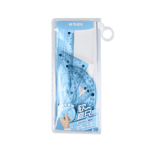 M&G Soft Ruler 15Cm <b>Set</b> Of 4 Pieces For Students Exams Math Tools Flexible Ruler Protractor <b>Set</b> <b>Squares</b> ARLN0467 - Product Image 5