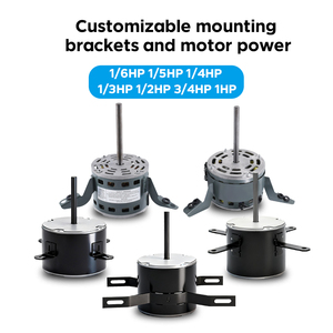 มอเตอร์พัดลมคอนเดนเซอร์208-230V 1/6HP 1075RPM ปรับแต่งได้จากโรงงาน - Product Image 2
