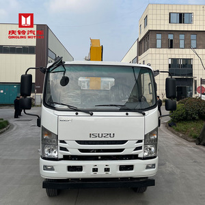 Grue mobile télescopique de 5 tonnes, camion-grue Isuzu 700P, prix bas, d'occasion, hauteur de levage de 5 m et garantie de 2 ans - Product Image 4
