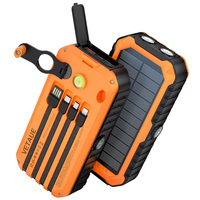 Vetaue 20000mAh Nouveau Produit Batterie Externe Solaire Haute Capacité avec PD20W Intégré
