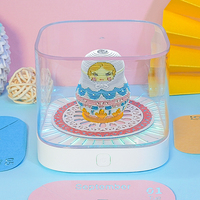 Offre Spéciale 2026 Nouveau Bloc-notes de bureau personnalisé en papier découpé 3D style Art Populaire, avec calendrier détachable et lumière, pour articles cadeaux de Noël
