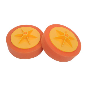 Haute qualité Orange 6 pouces voiture épilation à la cire beauté <span class=keywords><strong>polissage</strong></span> gaufre mousse éponge <span class=keywords><strong>perceuse</strong></span> tampons de <span class=keywords><strong>polissage</strong></span> Kit pour la réparation de voiture - Product Image 2