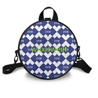 Sac Rond en PU pour Femme, Vente en Gros Usine, Sac de Week-end Réutilisable en Tissu de Haute Qualité pour Sororité