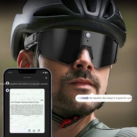 Lunettes Intelligentes IA M95 avec Caméra 8MP pour Appels, Musique, Traduction, Reconnaissance d'Images IA, Cadre PC1414 Écologique