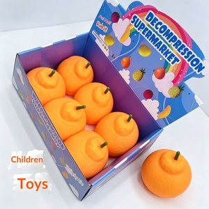 Nouveauté : Jouet anti-stress orange moche, simulation de petite orange, balle anti-stress amusante, élastique, créative et amusante - Product Image 2