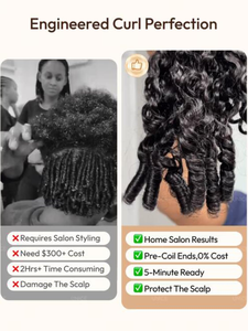 Perruque bouclée birmane 13X4 pré-traitée avec des extrémités en spirale, prête à porter, boucles en spirale, perruque en cheveux humains avec dentelle frontale, cordon de serrage - Product Image 3