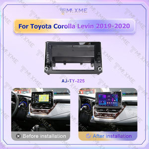 Radio para Auto Android en Negro Brillante para Toyota <span class=keywords><strong>Corolla</strong></span>/Land Cruiser/RAV4 2019-2022, Reproductor Multimedia de Video de 10 Pulgadas con Marco y Botones - Product Image 2
