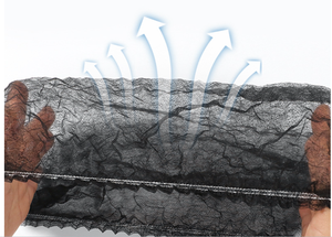 Vente en gros de bonnet de douche jetable non tissé et filet à cheveux PP recyclable pour l'industrie alimentaire et les soins capillaires bonnet en bande avec capuche - Product Image 3