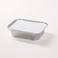 Moule à pain rectangulaire jetable en aluminium PET de 850 ml (29 oz) bleu F-195 pour dîner familial, conteneur alimentaire moulé en pâte de qualité alimentaire