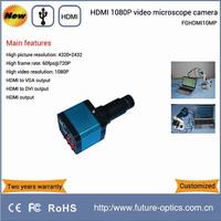 Microscopio Digital USB Future Optics 1080P, Cámara de 60 fps con Sensor CMOS de 1/2.3'', Montura C, Tubo Ocular, Inspección Industrial Externa