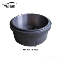 Vente en gros d'usine - Pièces de rechange de frein robustes et durables - Tambour de frein arrière pour camion Hino/semi-remorque 43512-3900