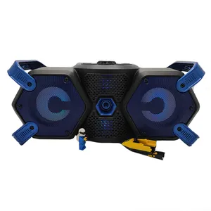 Cmik-altavoz estéreo mk-8898 oem odm con 18 bordes, sistema de sonido impermeable, color azul