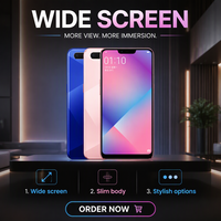 Smartphone Android OPO A3S 4+64 Go, écran HD LED 6,2 pouces, Octa Core, double carte SIM, CDMA 4G LTE, grand écran, vente en gros