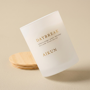 Bougie parfumée aromathérapeutique personnalisée AIKUN à faible MOQ, bougie en verre avec étiquette privée et parfum inspiré des créateurs - Product Image 3