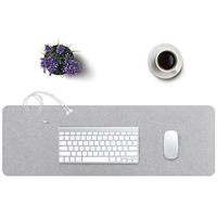 Tapis de bureau grand format en feutre, protection de bureau en feutre de laine, tapis de souris antidérapant en feutre pour le bureau et la maison – Offre Spéciale