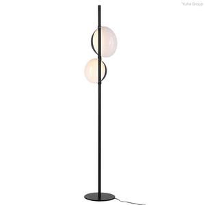 Lámpara de Pie LED E27 de Hierro de Doble Cabezal con Diseño Nórdico Moderno, Altura Ajustable, Impermeable, para Uso en Hoteles y Salas de Estar - Product Image 6