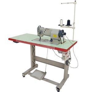 Machine à coudre industrielle robuste à point noué, plate, avec moteur en fer et alimentation par entraînement composé, la plus vendue, nouvelle version - Product Image 2