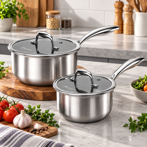Wok de acero inoxidable 316 al por mayor del fabricante con tapa y caja de color, sartén antiadherente sin recubrimiento, sartén para saltear tipo panal - Product Image 5