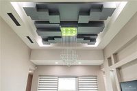 Diffuseur linéaire à fentes 12x4 po, grille de ventilation décorative noire en aluminium pour plafond, murs et sols