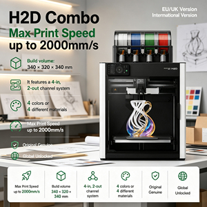 เครื่องพิมพ์สามมิติรุ่น Global Version Bambu H2D ปลดล็อคจากโรงงานทั่วโลก ควบคุมผ่านแอปสมาร์ทโฟนได้ทุกที่ รองรับ A2L/P1SC/P2SC/H2SC/H2D - Product Image 1